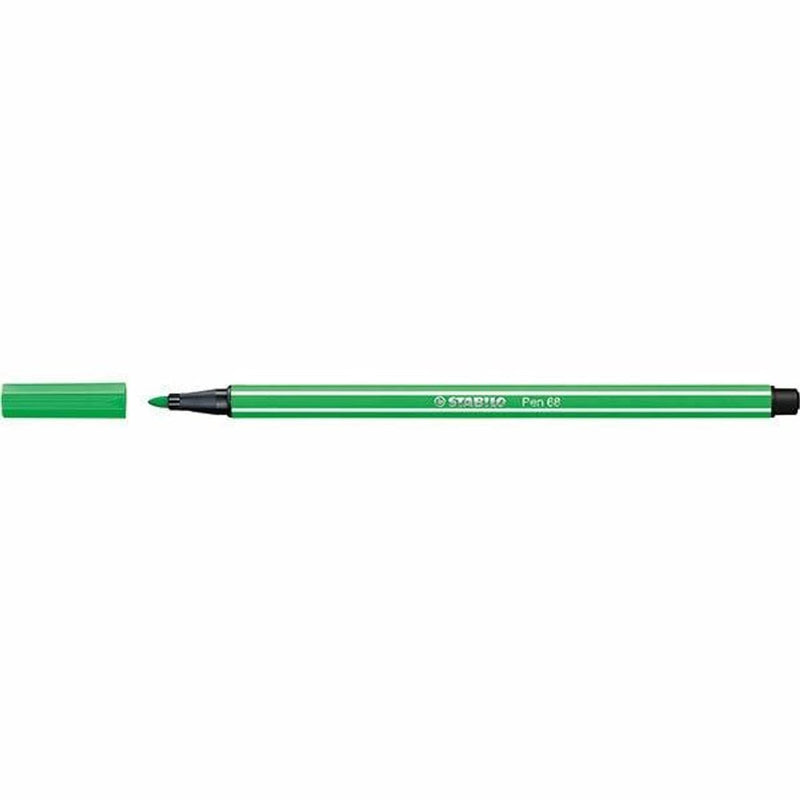 Stabilo Pen 68 Felt-Tip Pen Medium Tip Esmeralda claro