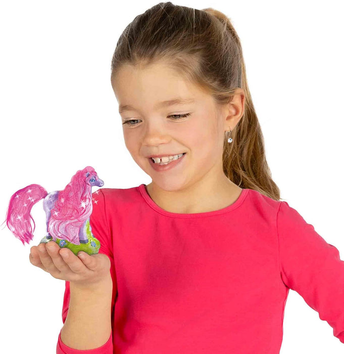 SES Creative 01272 Children's Glitter Hair Hor Casting and Painting Set, Multicolour