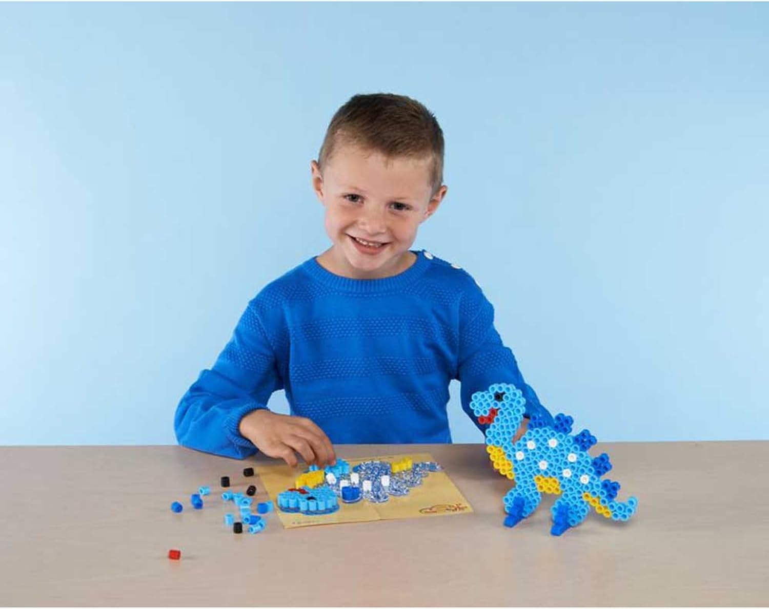 Hama 10.8542 1,400 Maxi Beads in Tub Neon Mix, S