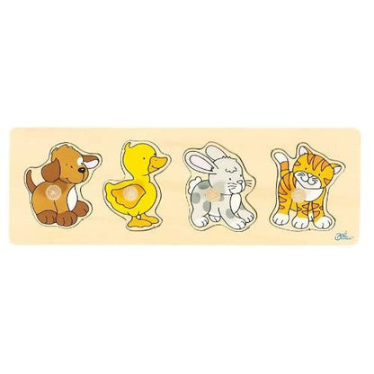GoKi Wooden Animal Puzzle, 4 Pieces