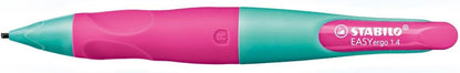 Handwriting Pencil - STABILO EASYergo 1.4 - Right Handed - Turquoise/Neon Pink