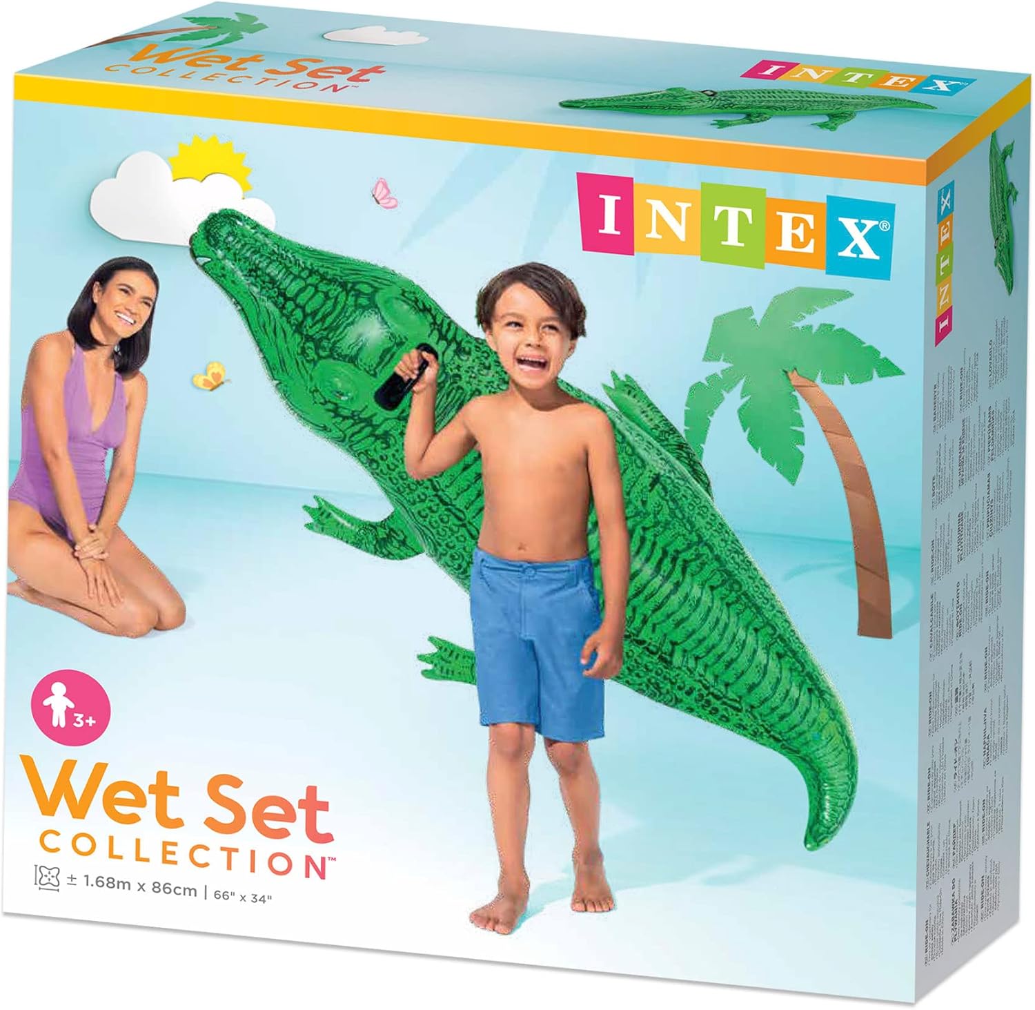 Intex 58546 Inflatable crocodile - 168x86 cm