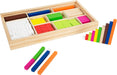 small foot 1136 wooden calculus stick set, for learning the small 1x1, 300 coloured sticks in a box, from 5 years on