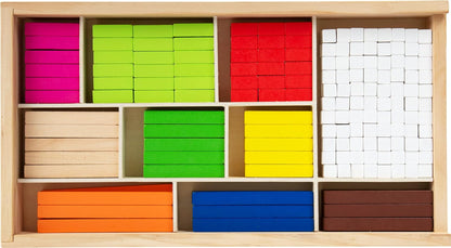 small foot 1136 wooden calculus stick set, for learning the small 1x1, 300 coloured sticks in a box, from 5 years on