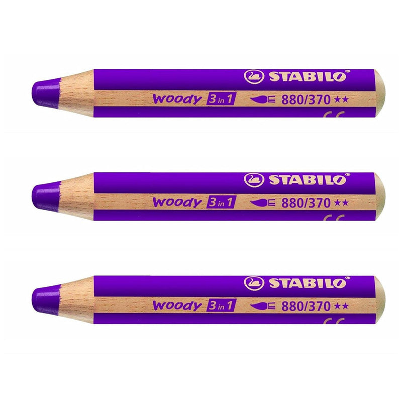 Multi-Talented Pencil - STABILO woody 3 in 1 - Pack of 1