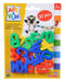 Simba 104591456 - Art & Fun Magnet-Groß-Buchstaben, 31 Teile, 3cm, Magnetbuchstaben, Alphabet, Wörter Lernen, ab 3 Jahren (Packung mit 2