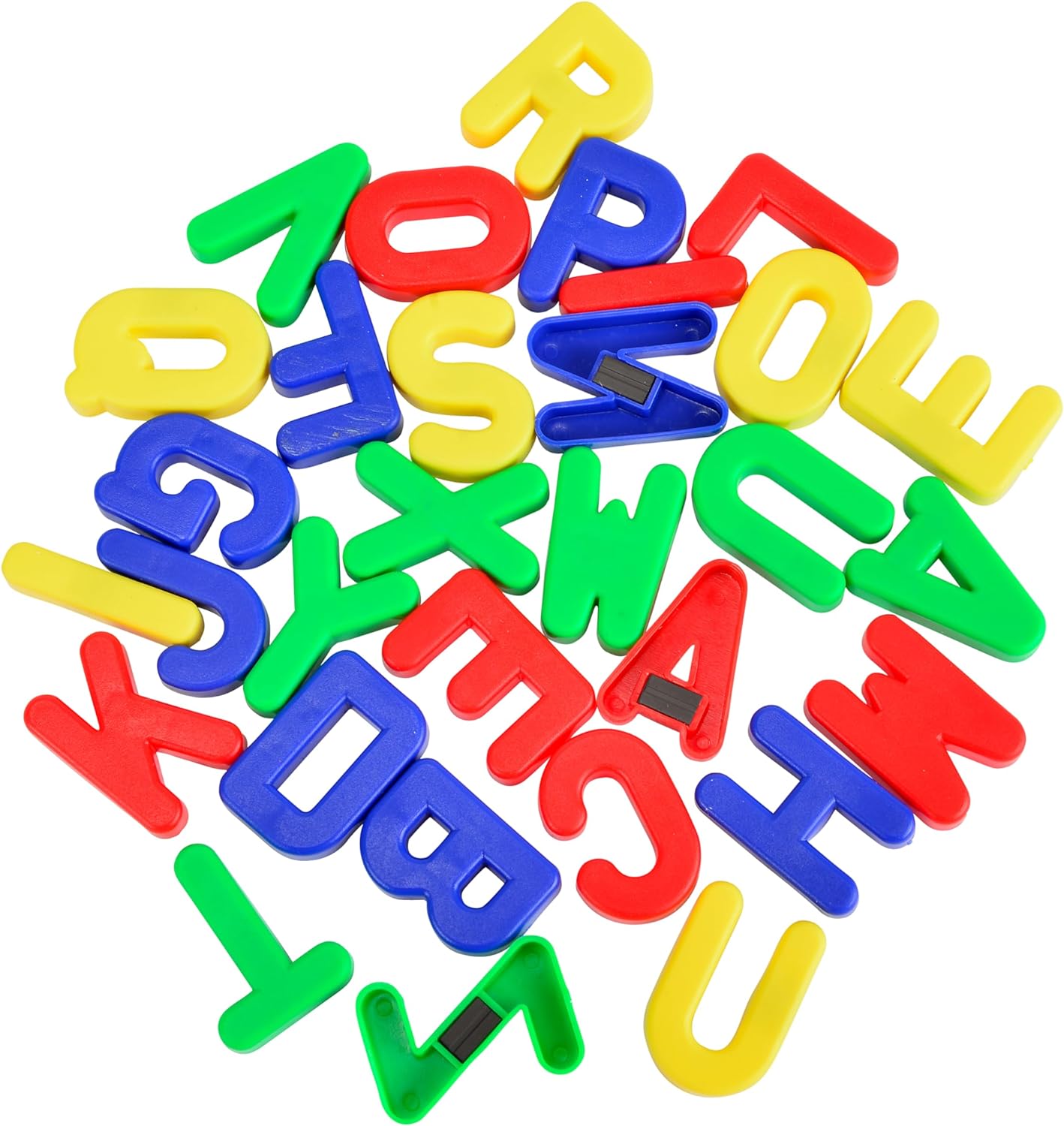 Simba 104591456 - Art & Fun Magnet-Groß-Buchstaben, 31 Teile, 3cm, Magnetbuchstaben, Alphabet, Wörter Lernen, ab 3 Jahren (Packung mit 2