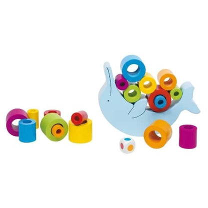 GOKI- Juegos de acción y reflejosJuegos de habilidadGOKIDelfín de Equilibrio, Multicolor, Medium (1