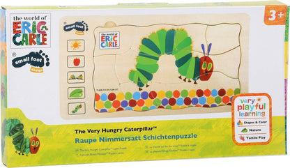 Small foot - Puzzel van Rupsje nooitgenoeg - Houten speelgoed vanaf 3 jaar