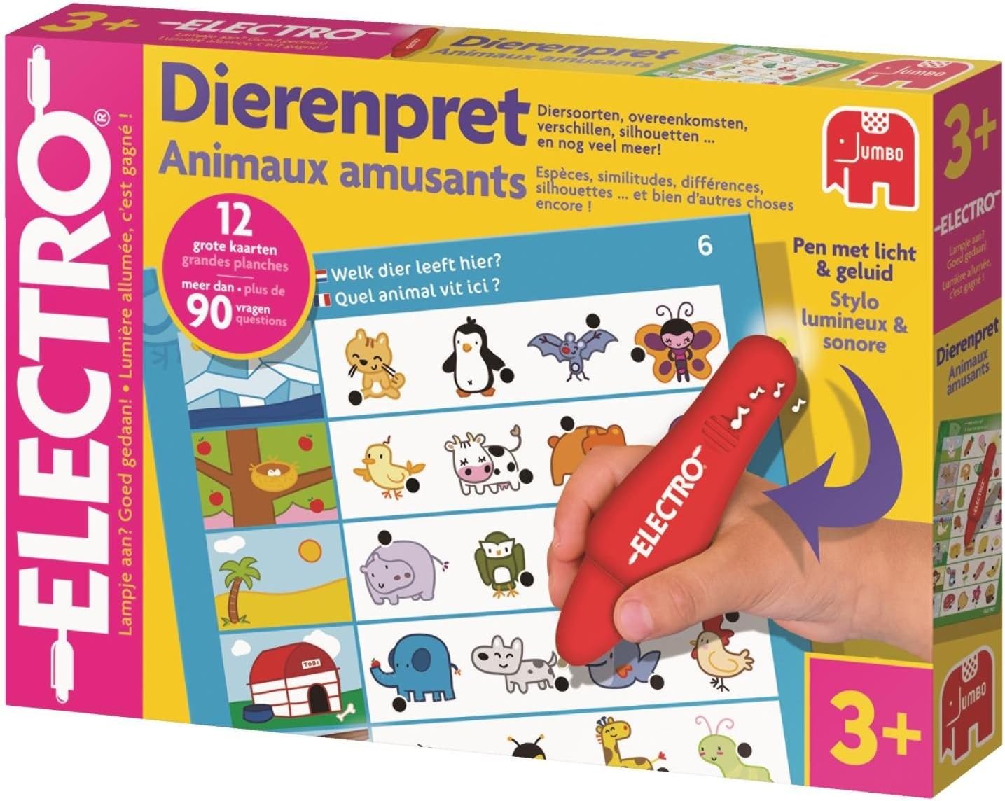Electro Wonderpen Dierenpret Preescolar Niño/niña - Juegos educativos (Multicolor, Preescolar, Niño/niña, 4 año(s), 12 páginas, Holandés, Francés