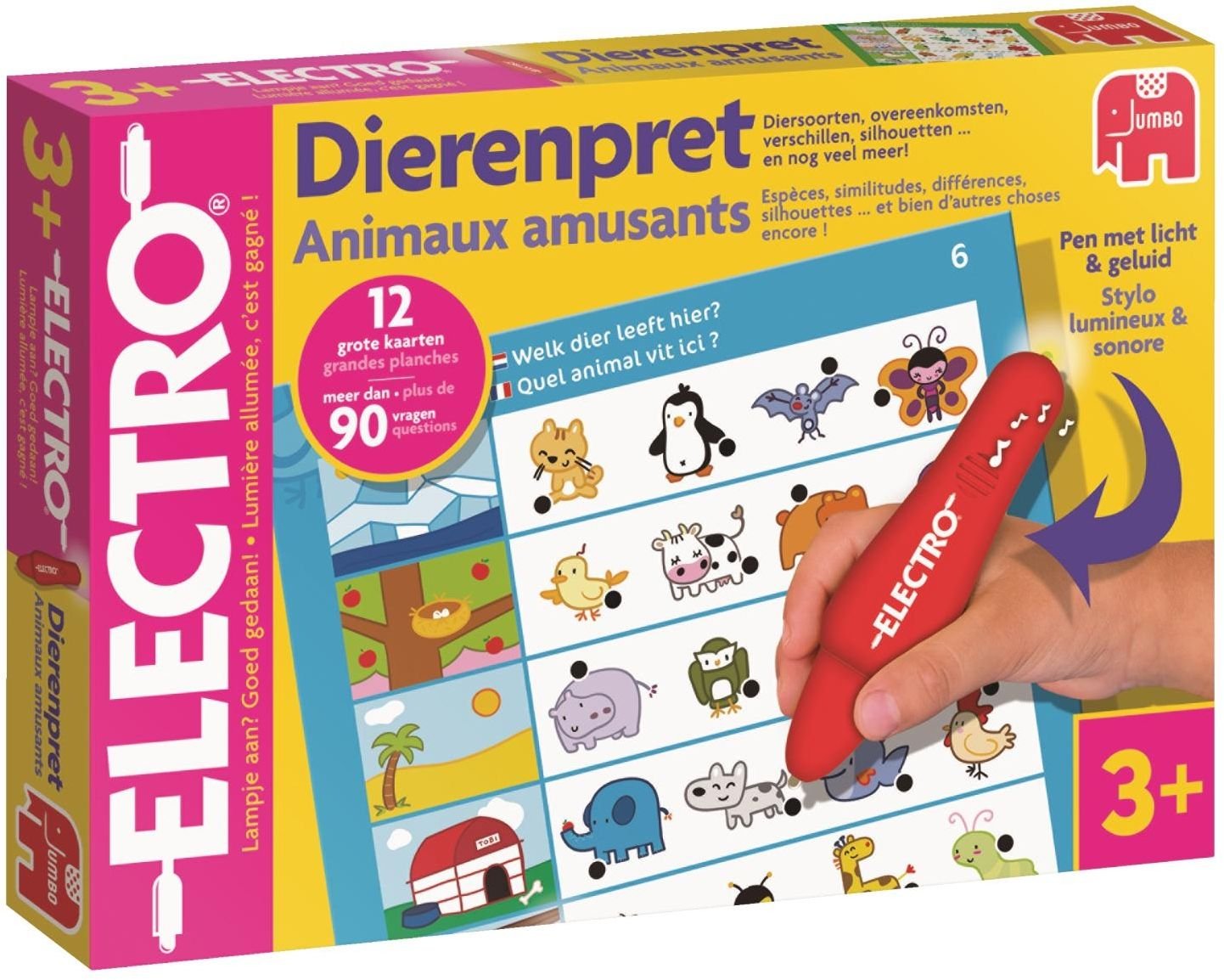 Electro Wonderpen Dierenpret Preescolar Niño/niña - Juegos educativos (Multicolor, Preescolar, Niño/niña, 4 año(s), 12 páginas, Holandés, Francés