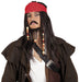 Boland 8236897 Black Pirate Wig, Standard Size dark brown