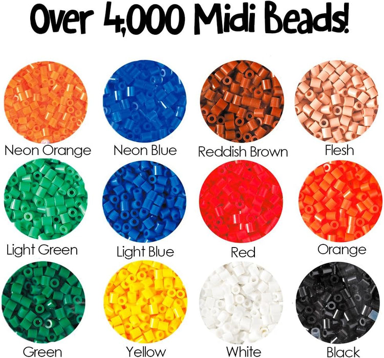 Hama Beads 4,000 Beads and Pegboard Tub