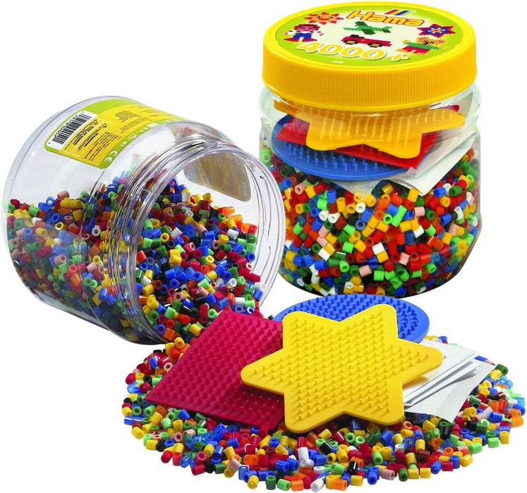 Hama Beads 4,000 Beads and Pegboard Tub