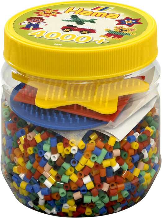 Hama Beads 4,000 Beads and Pegboard Tub
