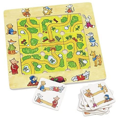 Goki 56944 Puzzle Game, Find The Way, Multicolor