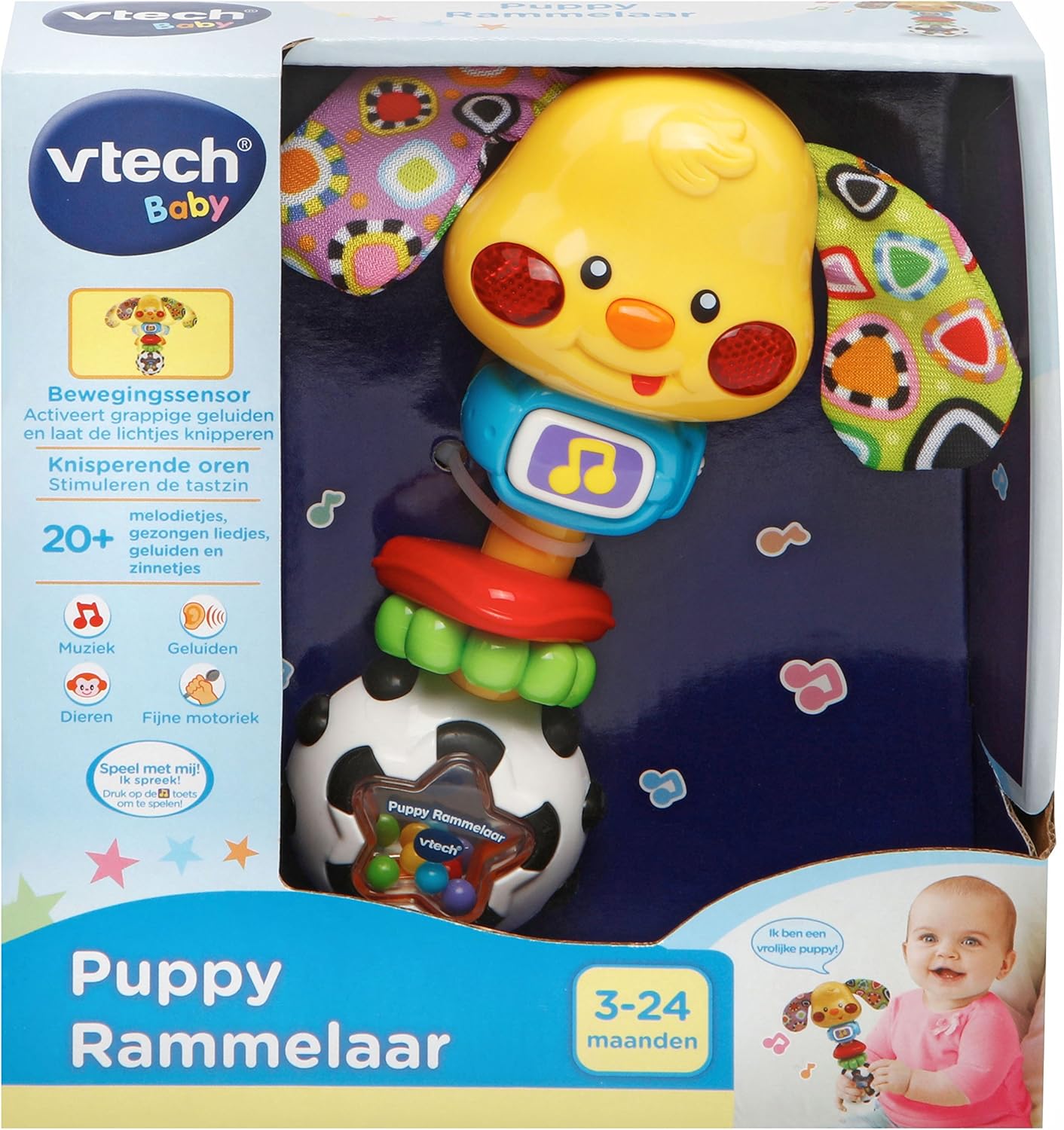 Vtech 80-184723 Puppy Rattle (in Dutch