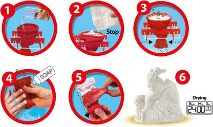 SES Creative - Set para moldear y pintar caballos, multicolor (01356