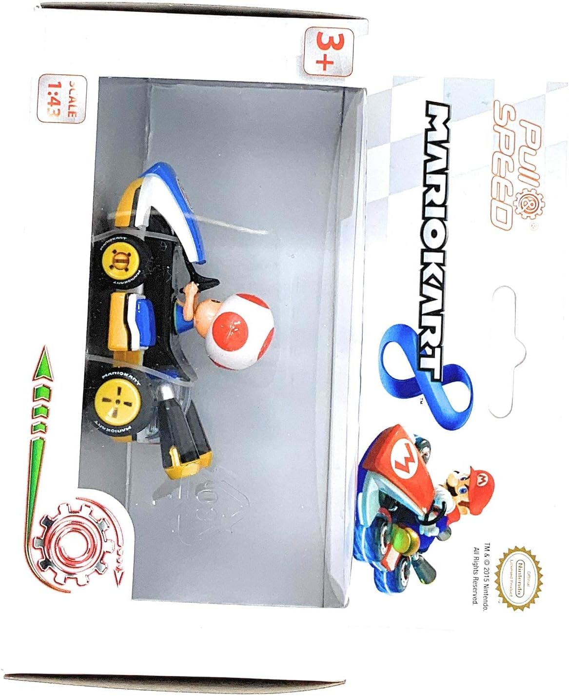 Nintendo- Mario Kart 8 Pull Speed Toad, 15817039