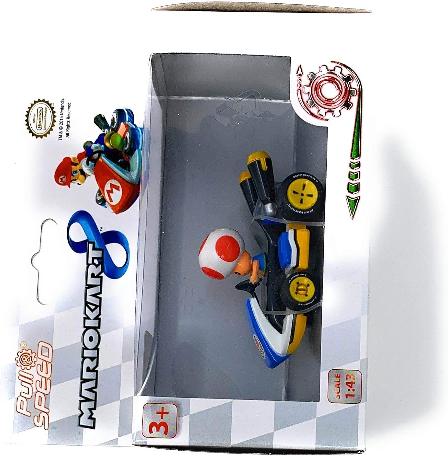 Nintendo- Mario Kart 8 Pull Speed Toad, 15817039