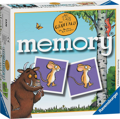 Ravensburger The Gruffalo Mini Memory Game - Matching Picture Snap Pairs Game For Kids Age 3 Years and Up - Gruffalo Toy