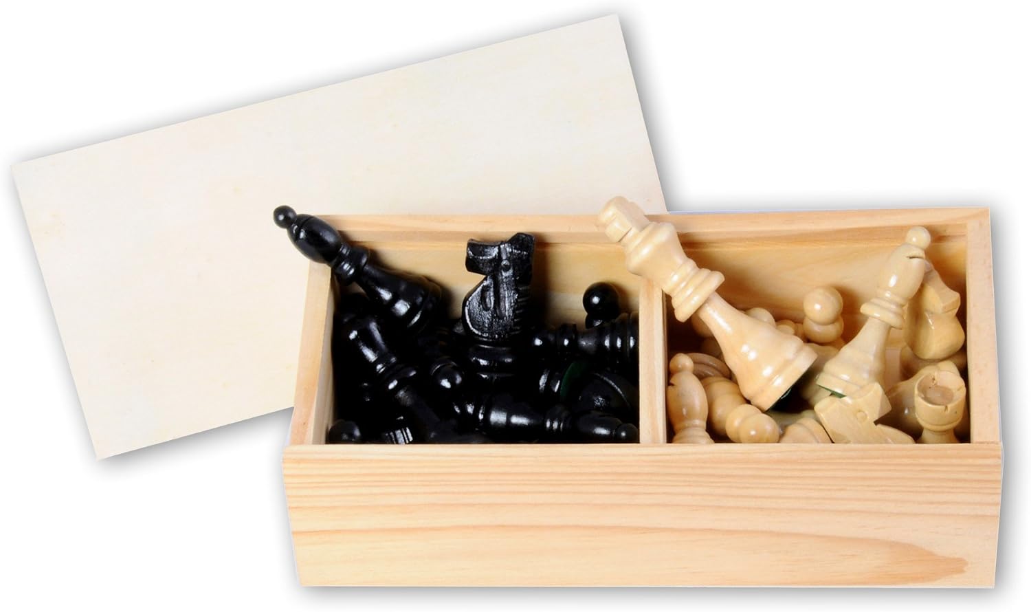 Engelhart Boite d'Echecs en bois 32 pièces