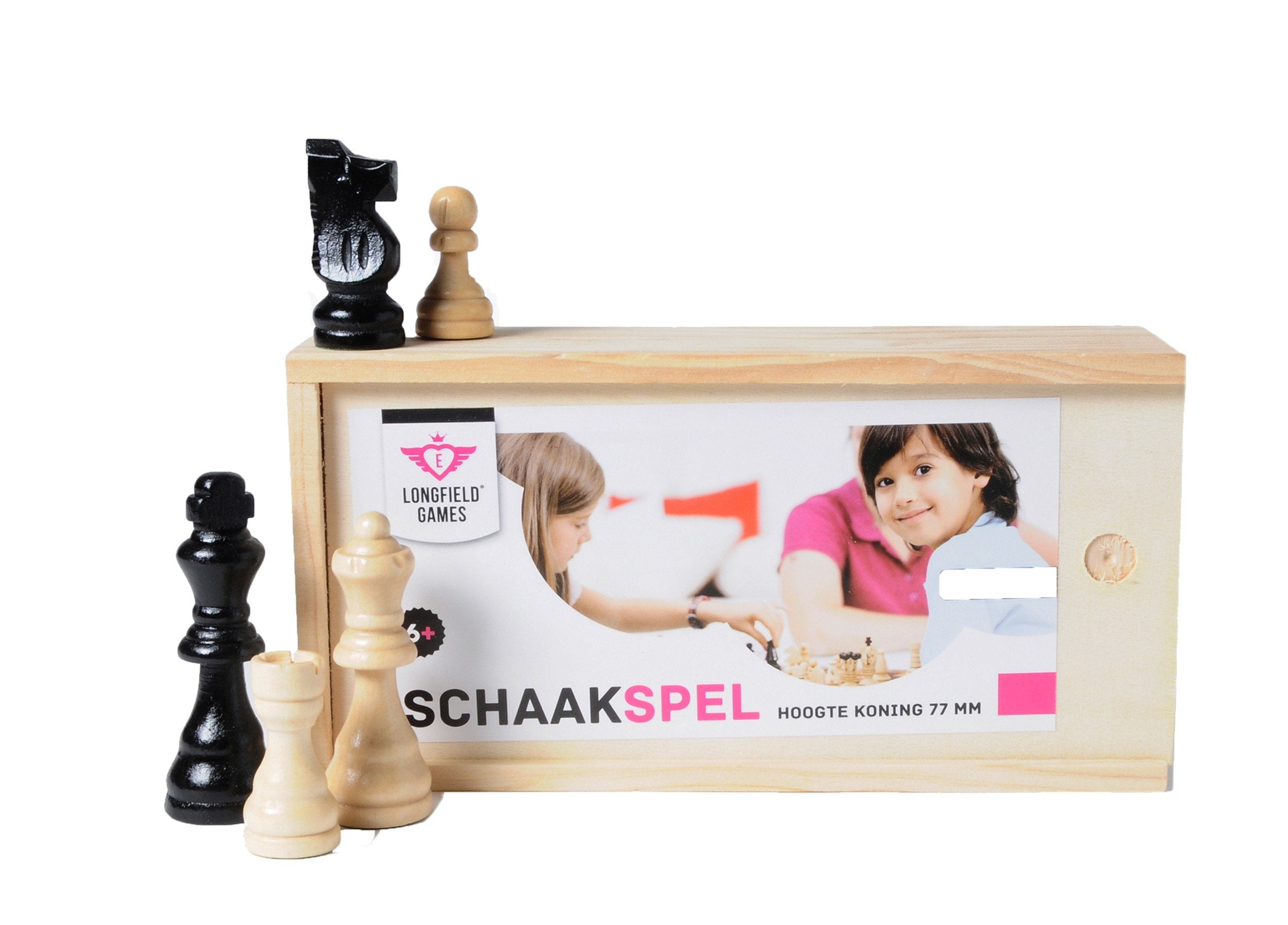 Engelhart Boite d'Echecs en bois 32 pièces