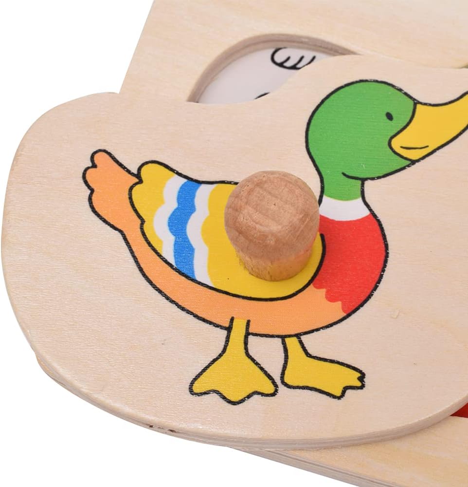 Steckpuzzle Was gehört zu wem?