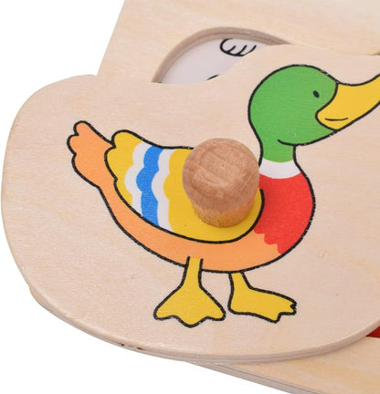 Steckpuzzle Was gehört zu wem?
