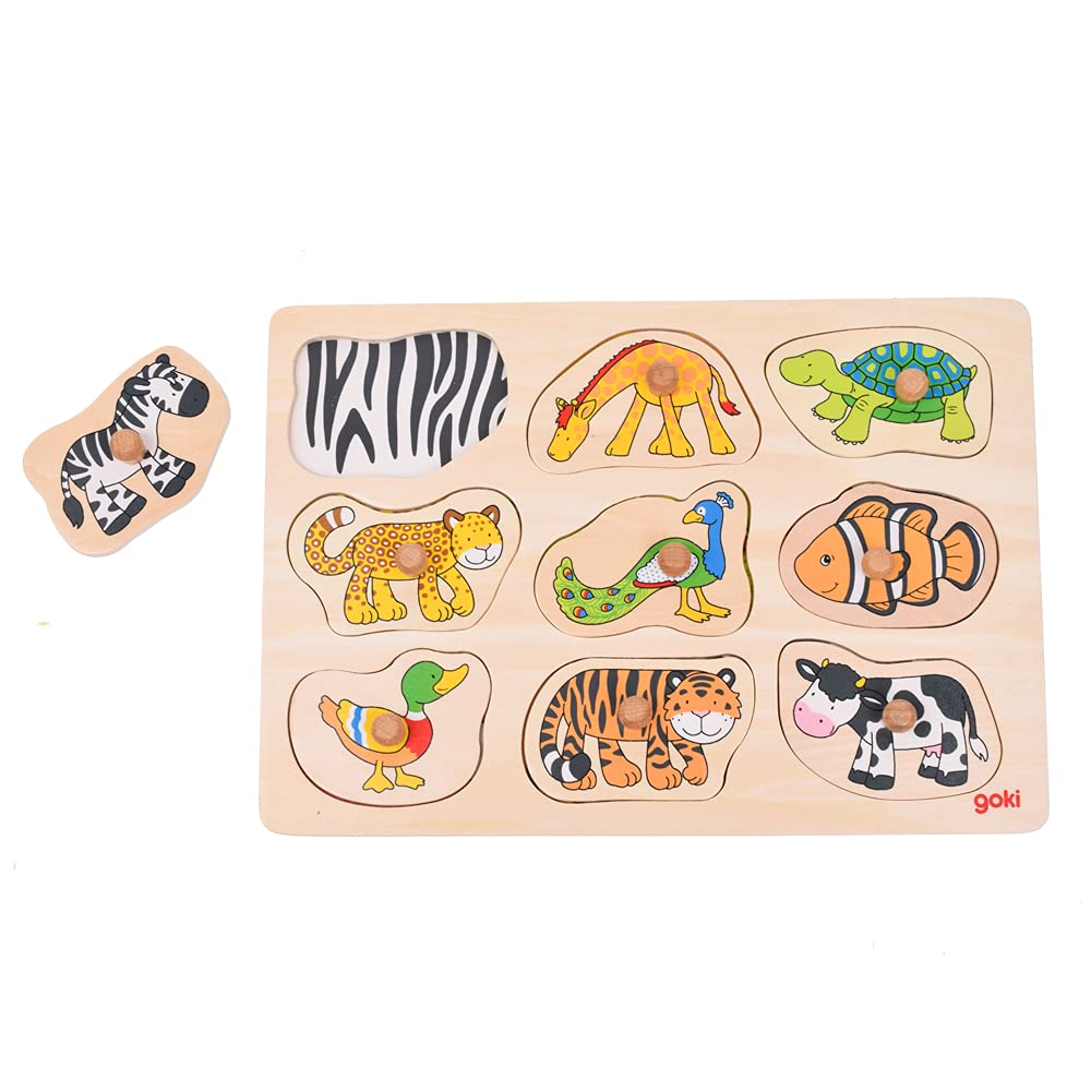 Steckpuzzle Was gehört zu wem?
