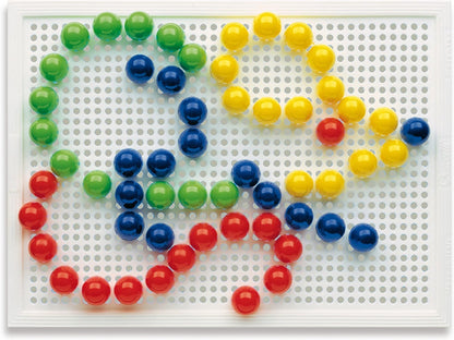 Quercetti 2123 Game Quercetti-2123 FC Basic diameter pegs 15-Kids' Mosaic Kits, Multicolor