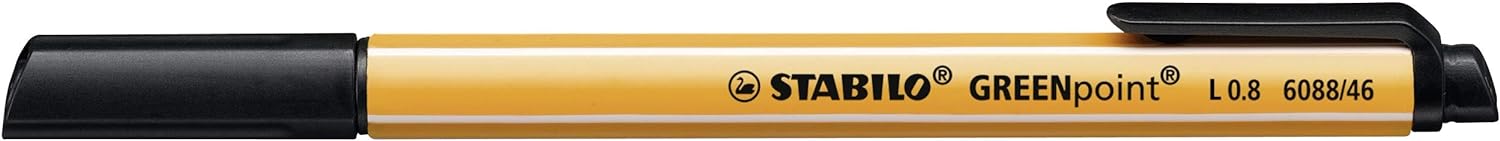 Felt Tip Sign Pen - STABILO GREENpoint - Wallet of 4