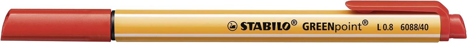 Felt Tip Sign Pen - STABILO GREENpoint - Wallet of 4