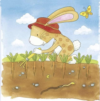 GOKI 57495 Vegetable Patch Puzzle, Mixed