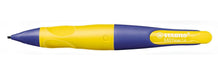Handwriting Pencil - STABILO EASYergo 1.4 - Right Handed - Violet/Neon Yellow