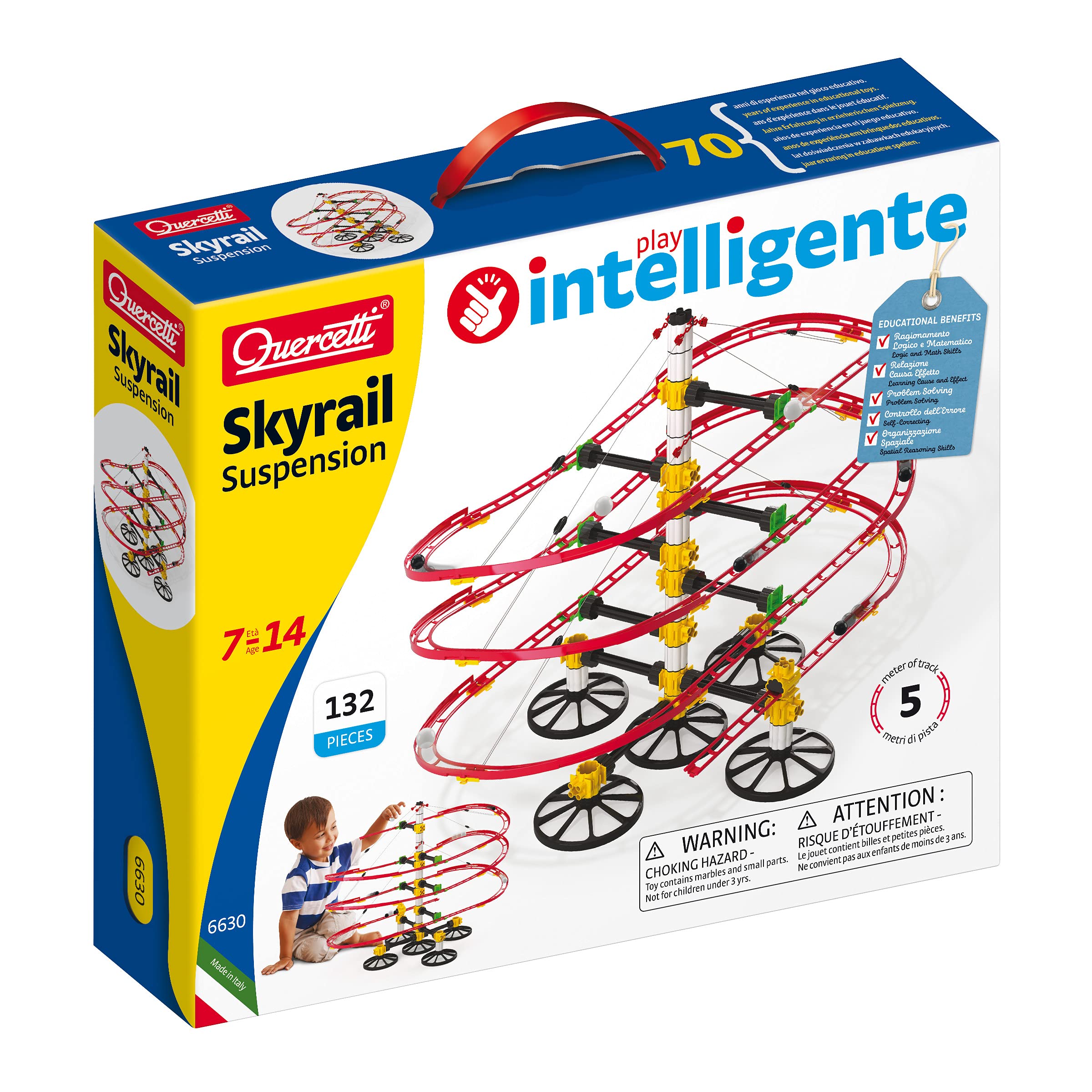 Quercetti QA6630 (-) Marble Run Construction Toy