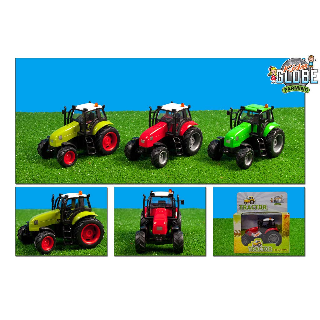 Unbekannt Kids Globe 510654 - Farm Tractor Toy with Light and Sound