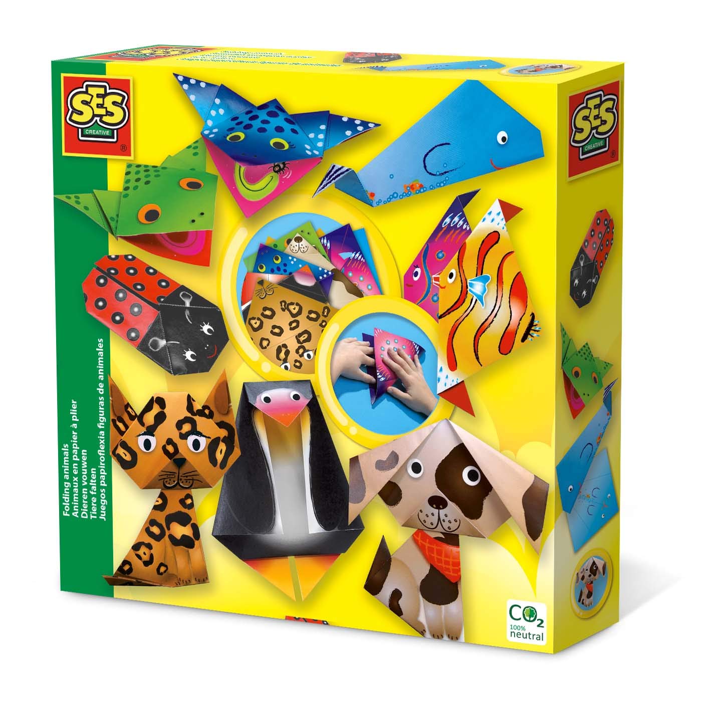 SES Creative 14807 Children's Folding Animals Set