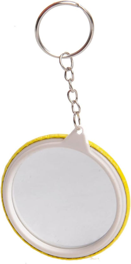 kleine-grabbelcadeautjes - Sleutelhanger - Lachgezicht met Spiegeltje (1 TOYS