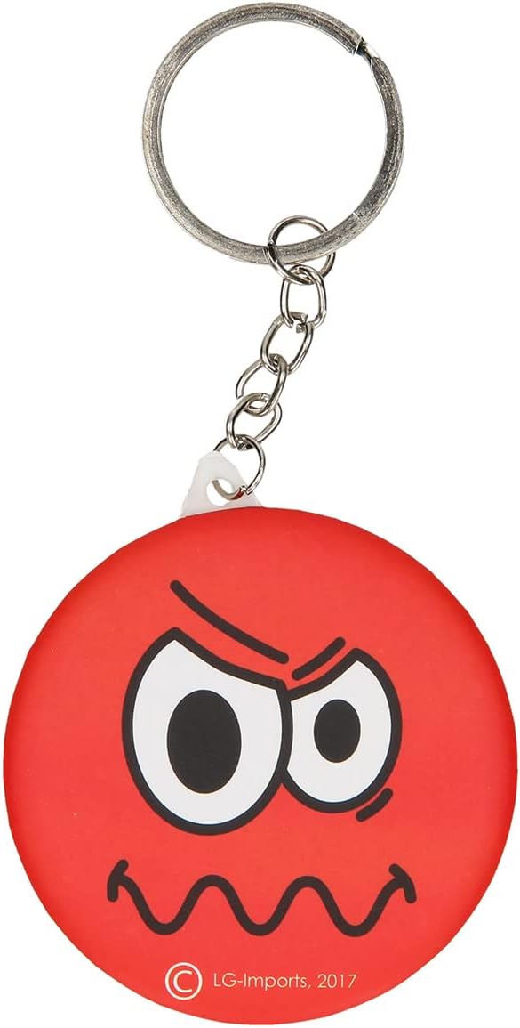 kleine-grabbelcadeautjes - Sleutelhanger - Lachgezicht met Spiegeltje (1 TOYS