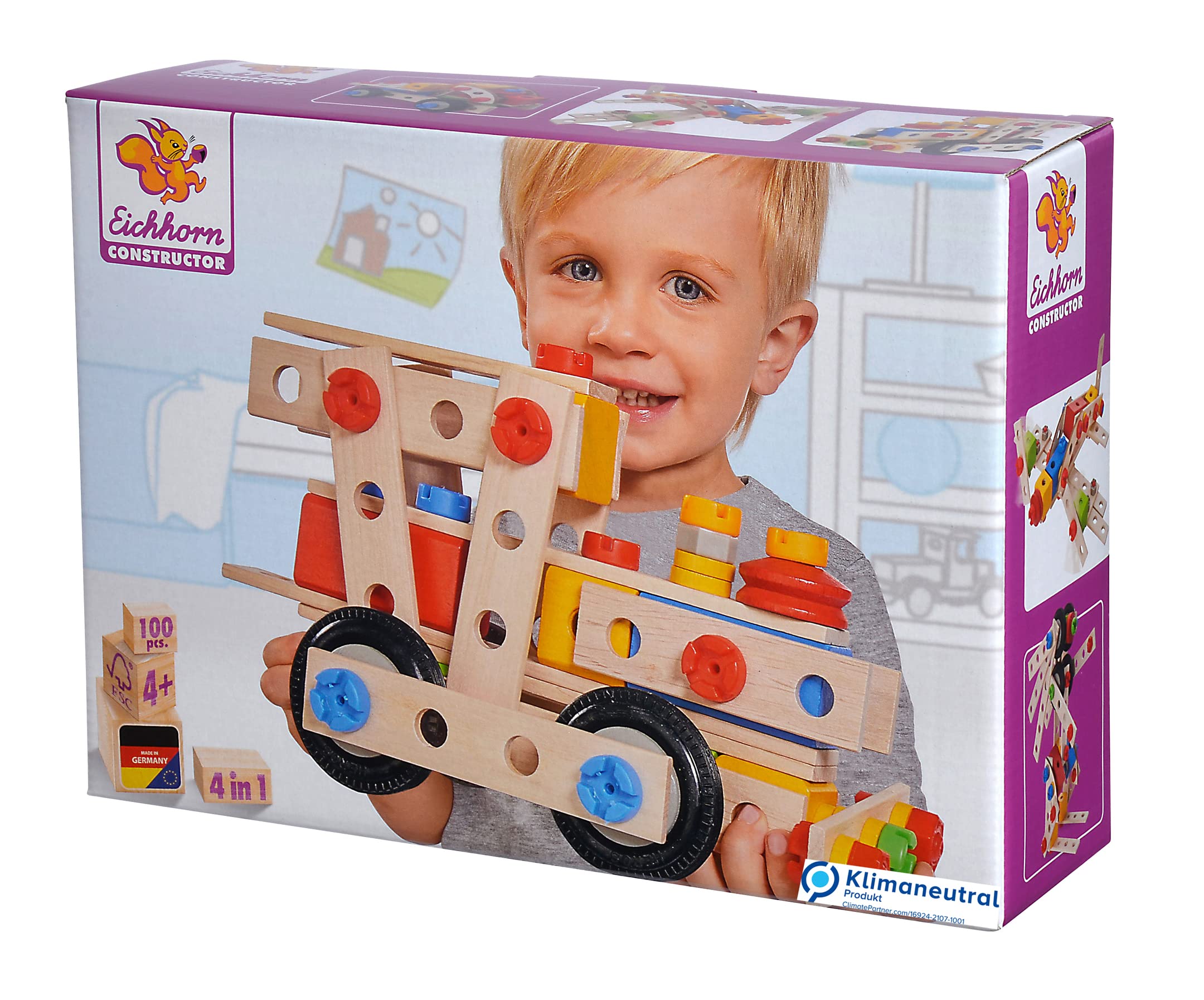 Eichhorn Heros Constructor Engine (100-Piece, Beige