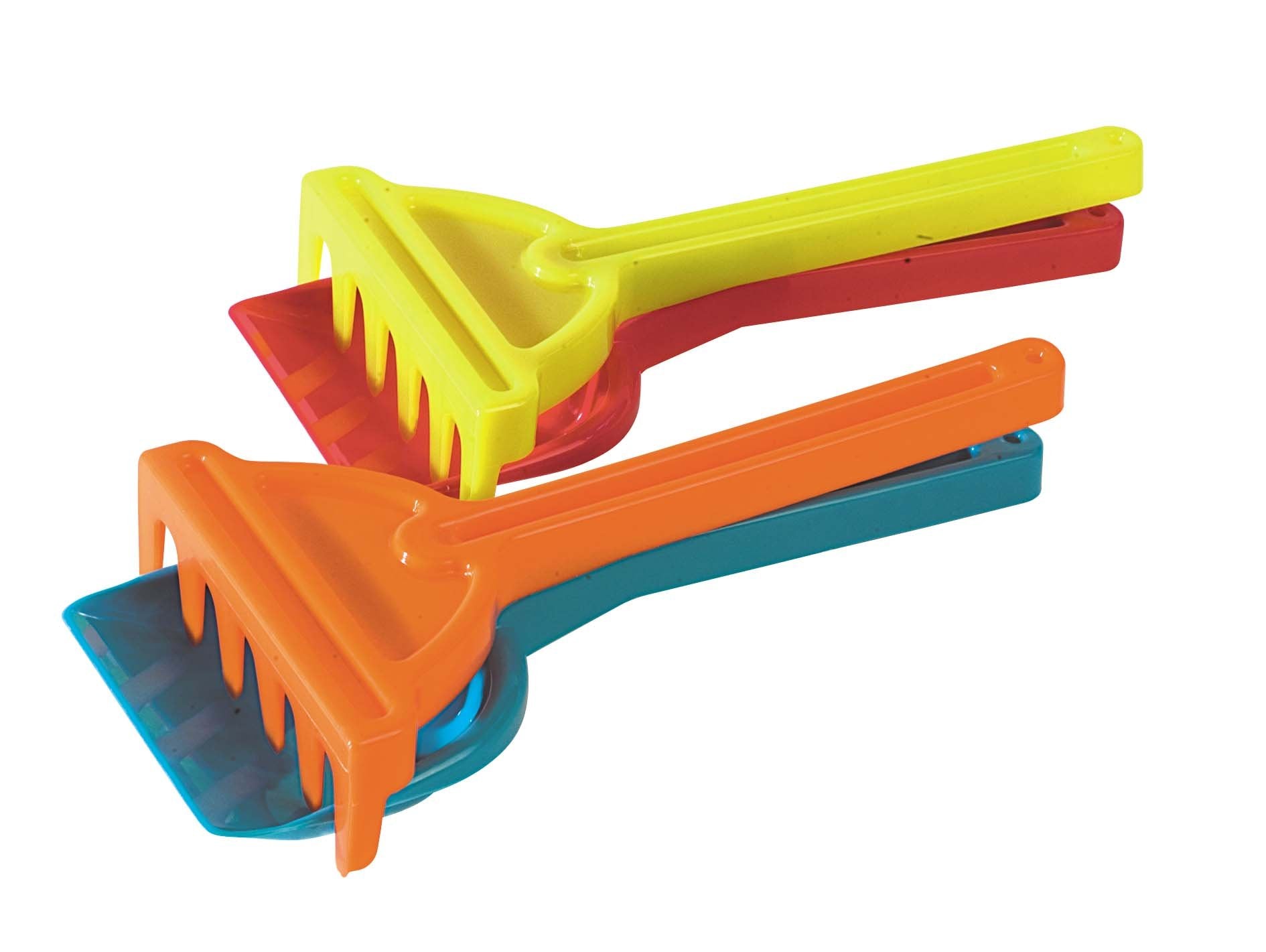 Androni Giocattoli- Summer Time Juego de Paletta y Rastrillo de plástico, 26 cm, Colores Surtidos (4301