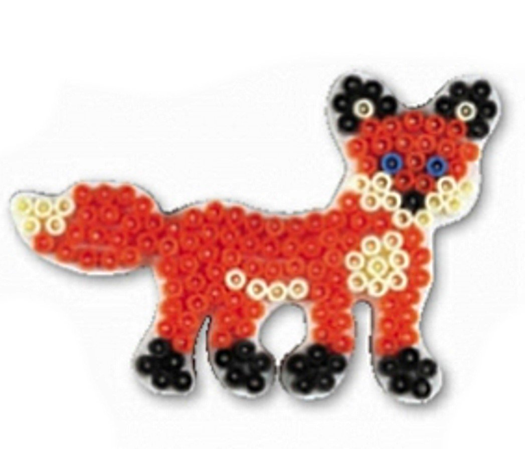 Hama - 323 - Midi Plaque - Renard, Blanc