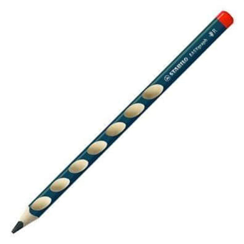 Stabilo Pack of 3 Easygraph Pencils, Triangular, Hardness HB, Right-Handed