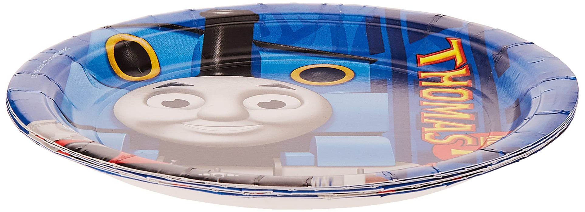 Amscan - 552157-8 Thomas and Friends Plates Diameter 18 cm Diamètre - 18 cm