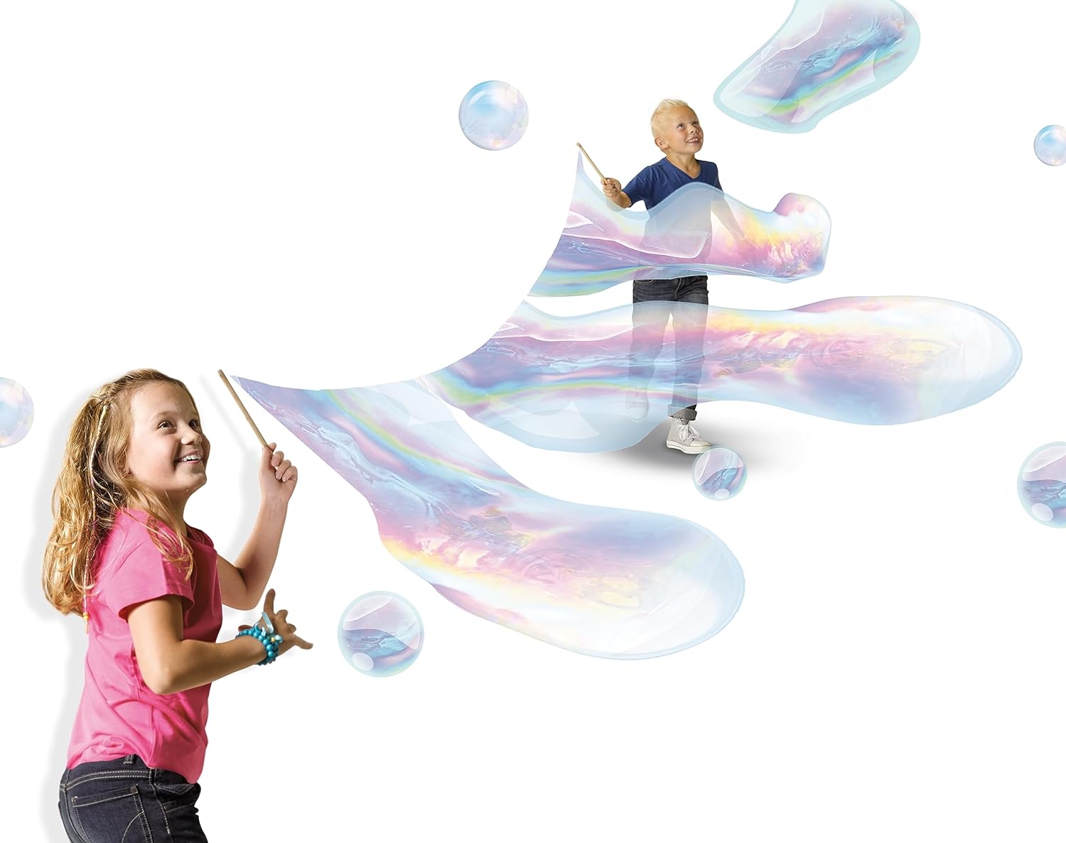 SES Creative 02252 XXL-mega Bubble Blower, Mixed Colours Bubbles XXL