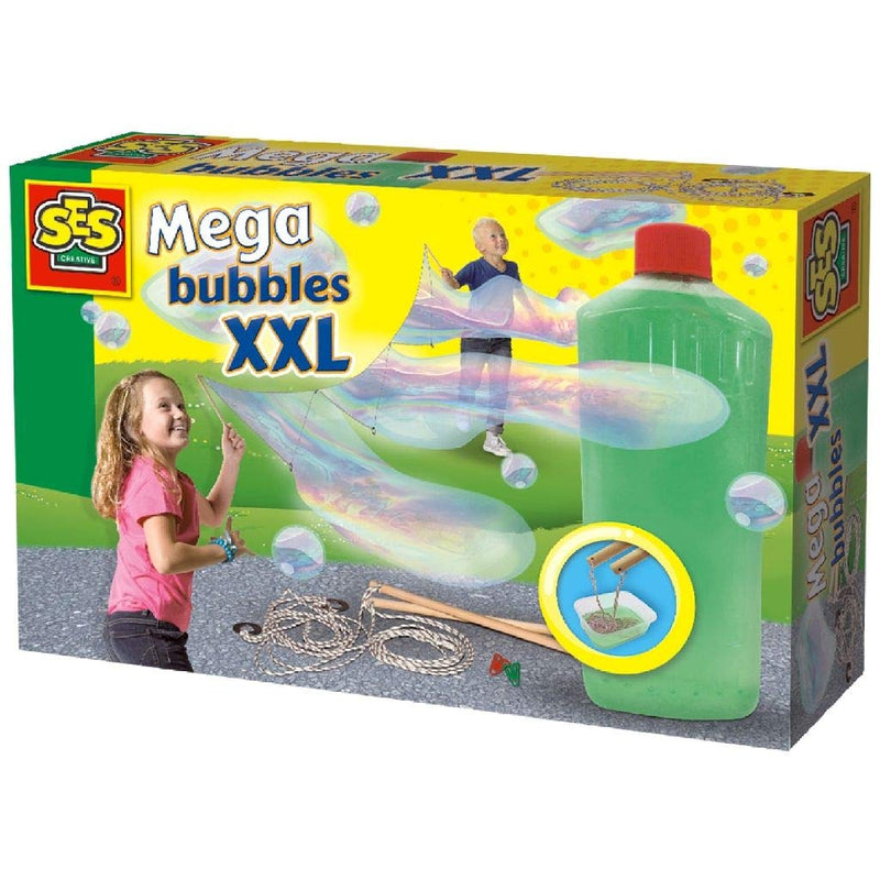 SES Creative 02252 XXL-mega Bubble Blower, Mixed Colours Bubbles XXL