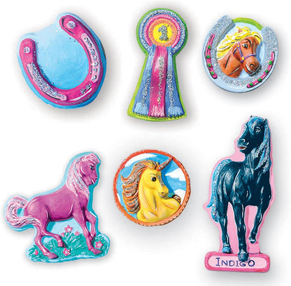 SES Creative 01155 Children's Fantasy Horse Casting and Painting Set, Mixed