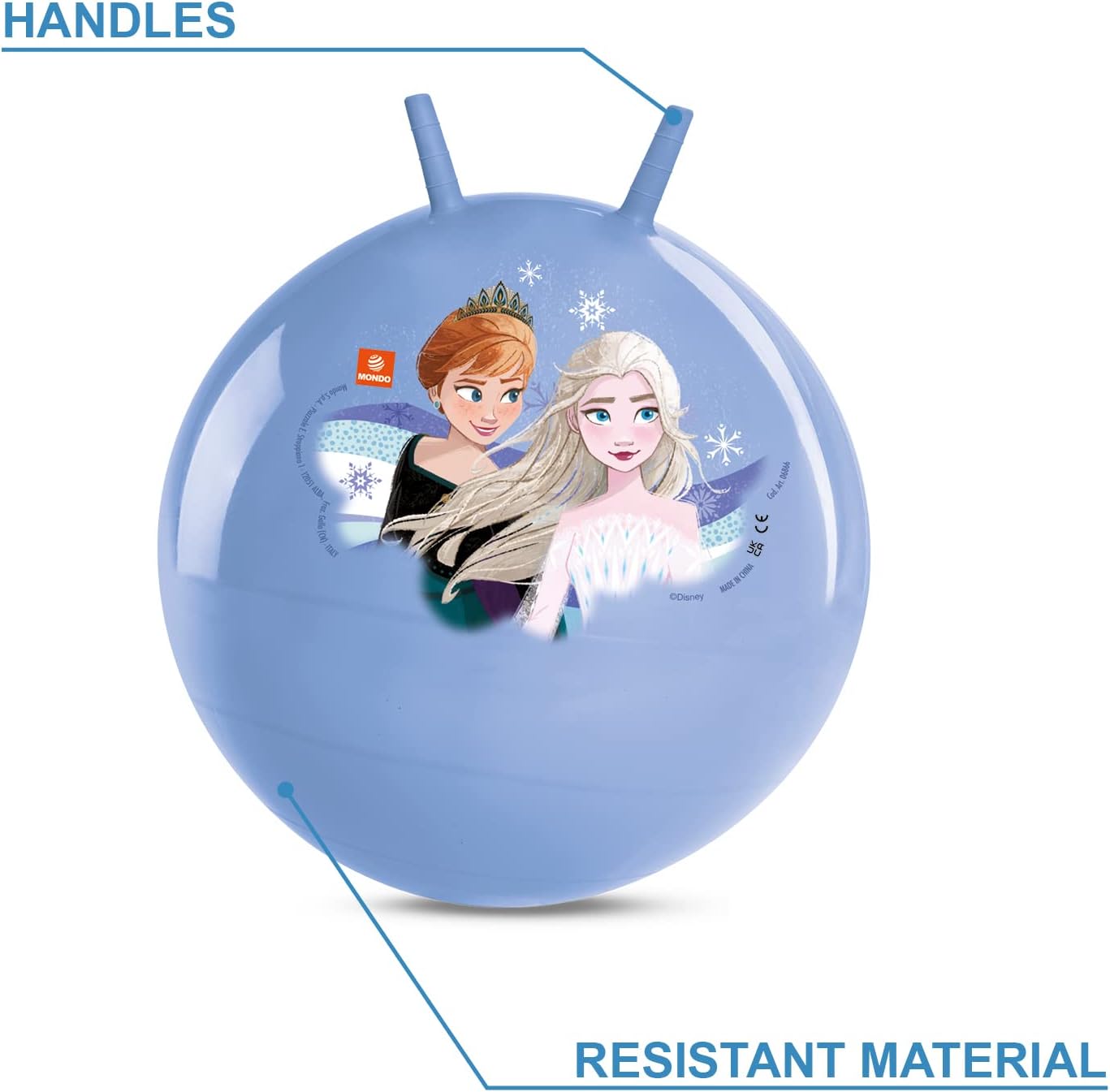Mondo Toys - Kangaroo design Disney Frozen II - Jumping ball for boy/girl - 06866 KANGAROO FROZEN II