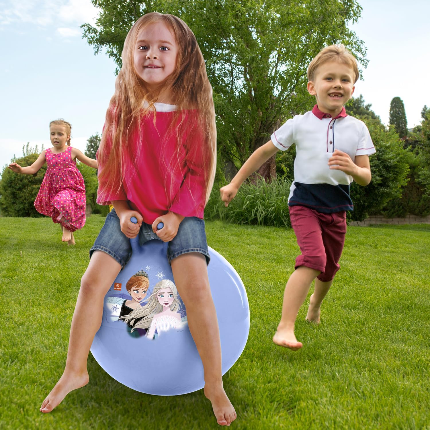 Mondo Toys - Kangaroo design Disney Frozen II - Jumping ball for boy/girl - 06866 KANGAROO FROZEN II